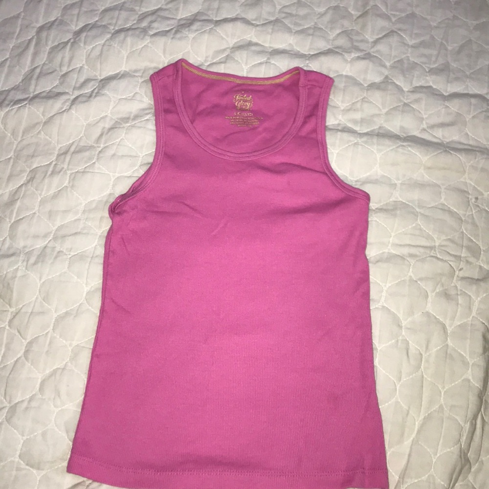 Hot pink tank top